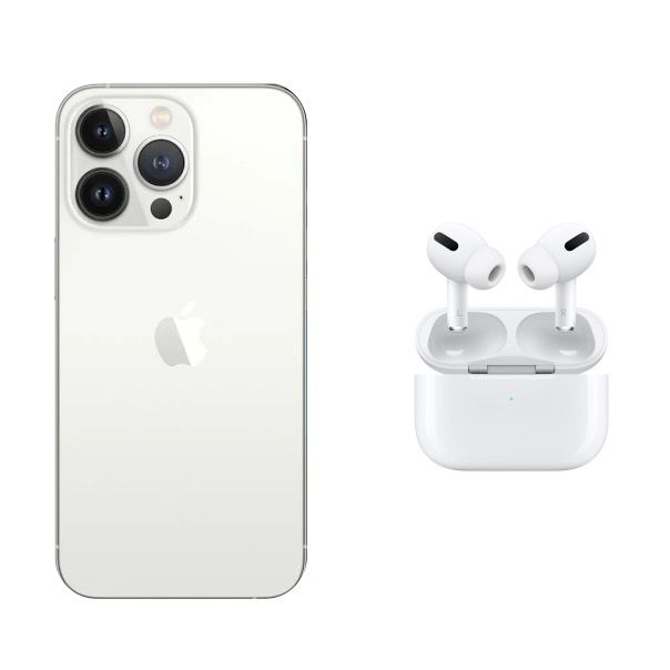 Apple Iphone 13 Pro 128GB Blanco + Audífonos inalámbricos