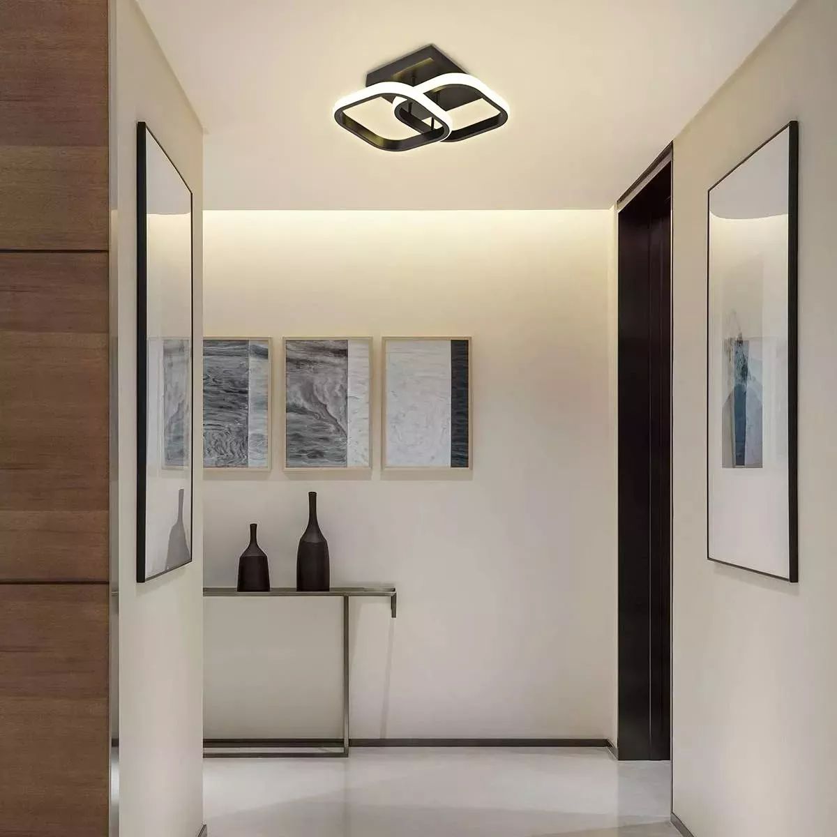 Luz De Techo Led Para Baño color BLACK WARM