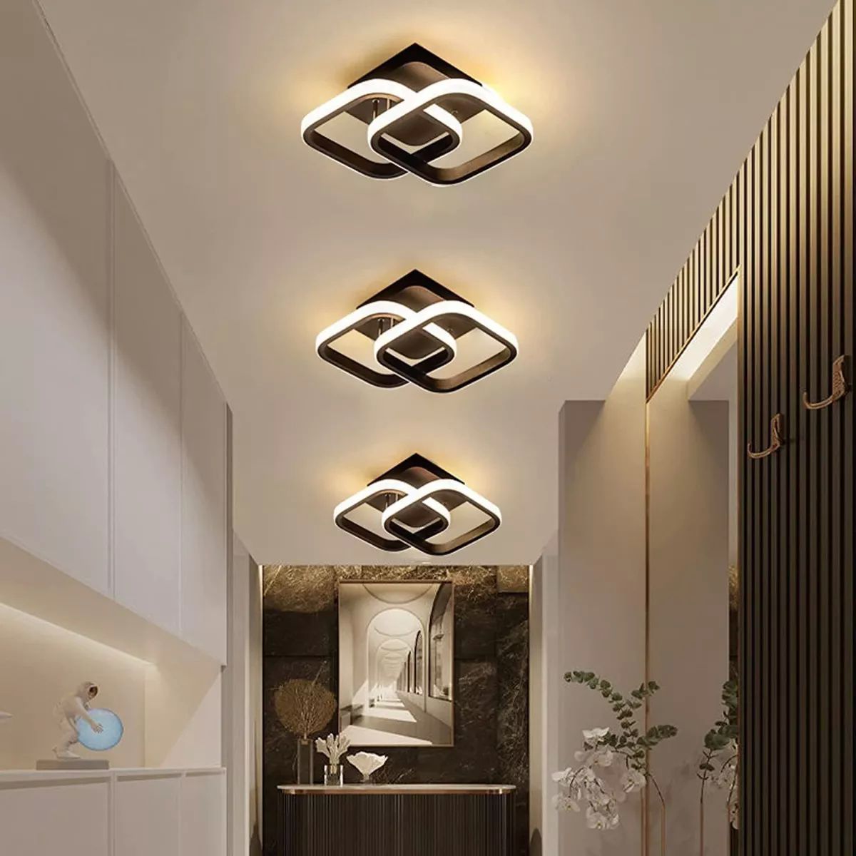 Luz De Techo Led Para Baño color BLACK WARM