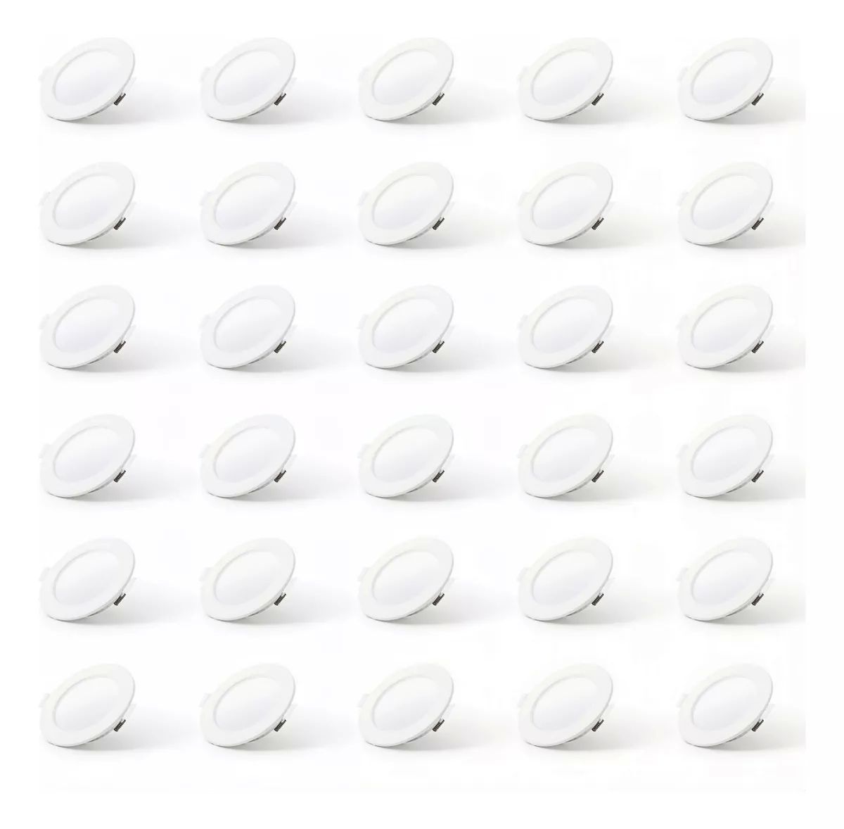 Paquete 30 Lamparas Panel De Empotrar 5w Plafon Luz Led
