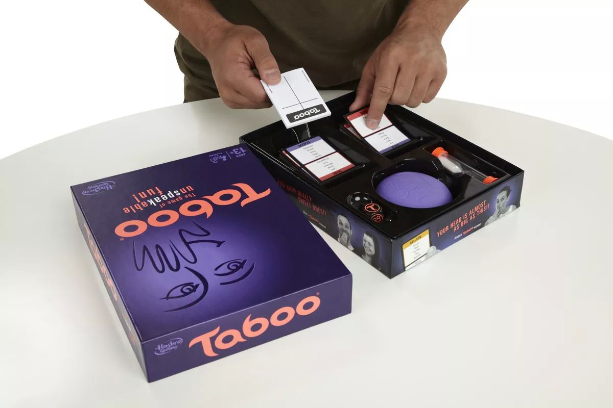 Juego De Mesa Taboo Hasbro Gaming Oficial 162 Tarjetas 13