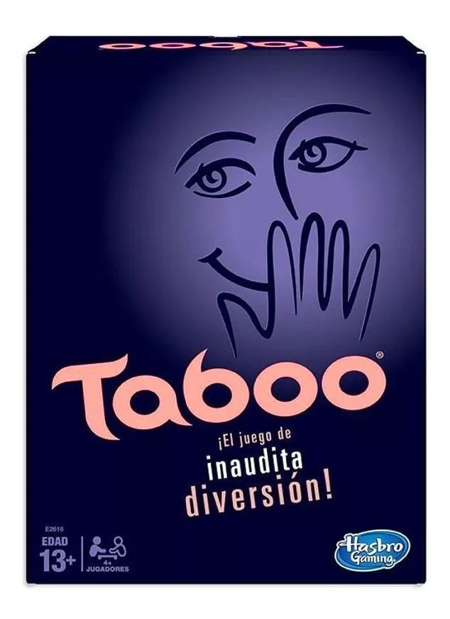 Juego De Mesa Taboo Hasbro Gaming Oficial 162 Tarjetas 13