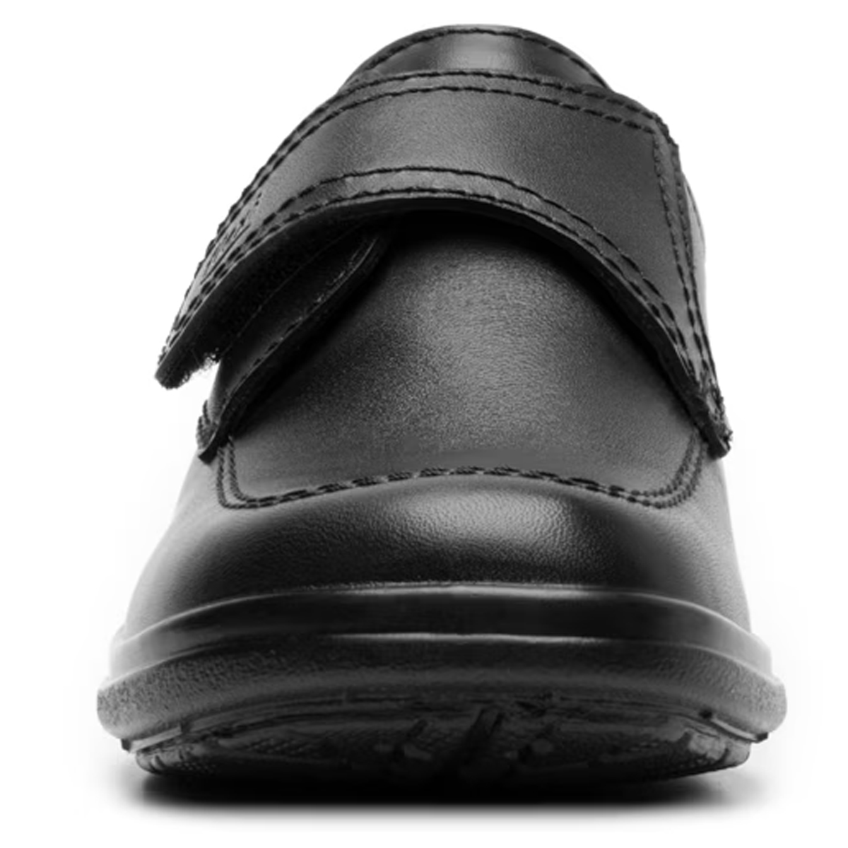Zapato Escolar De Niño Derby Flexi Piel 402112 Velcro Negro