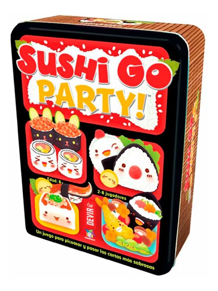Juego De Mesa Sushi Go Party! Español Gamewright De Cartas