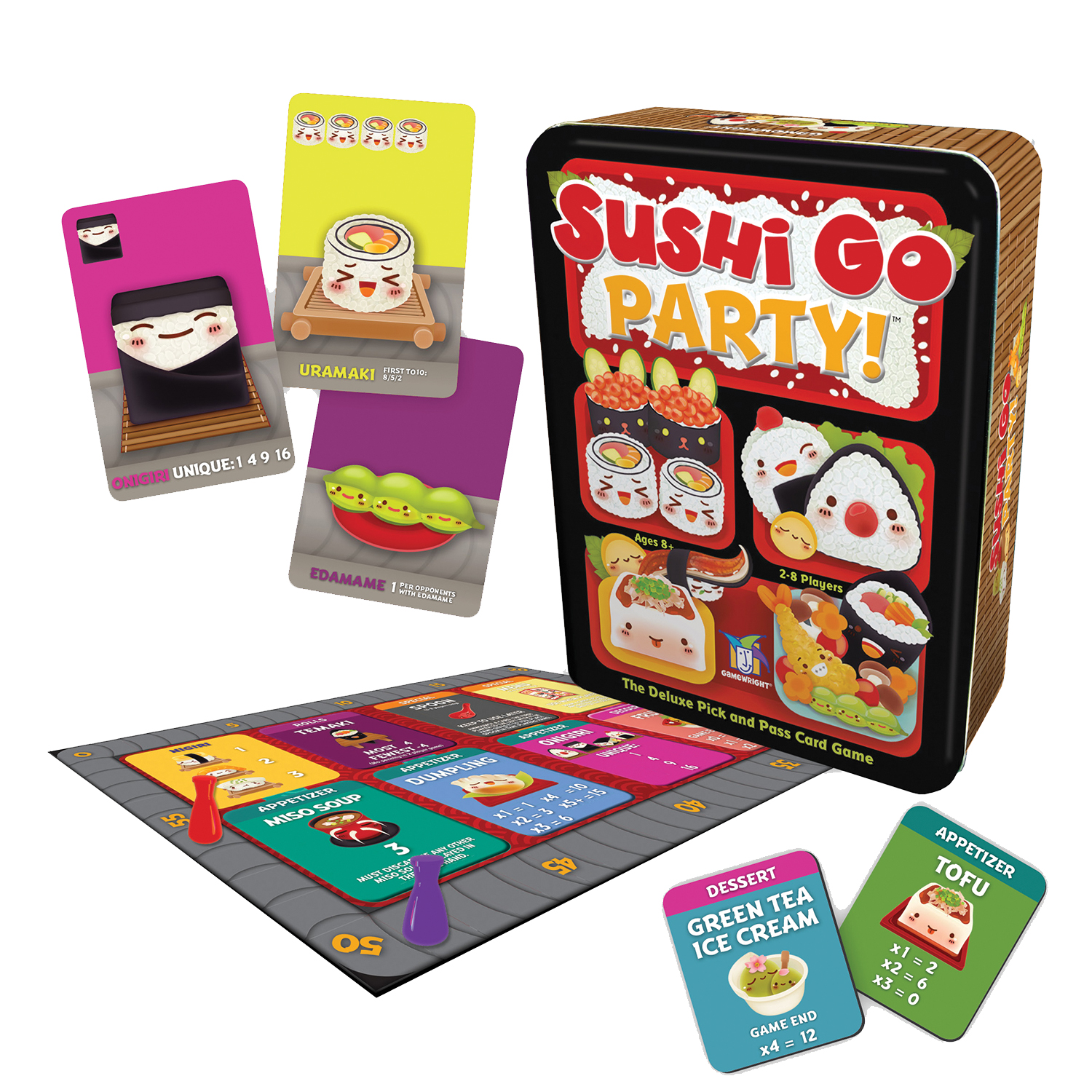 Juego De Mesa Sushi Go Party! Español Gamewright De Cartas