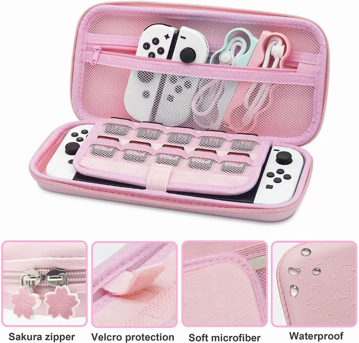 Mochila De Accesorios Con Estuche Para Nintendo Switch Oled.