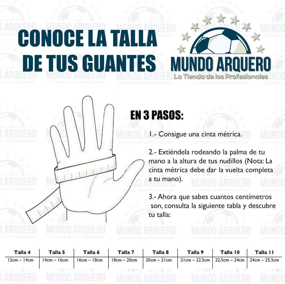 Guantes de Arquero Portero Adulto Talla M Size 9 profesionales