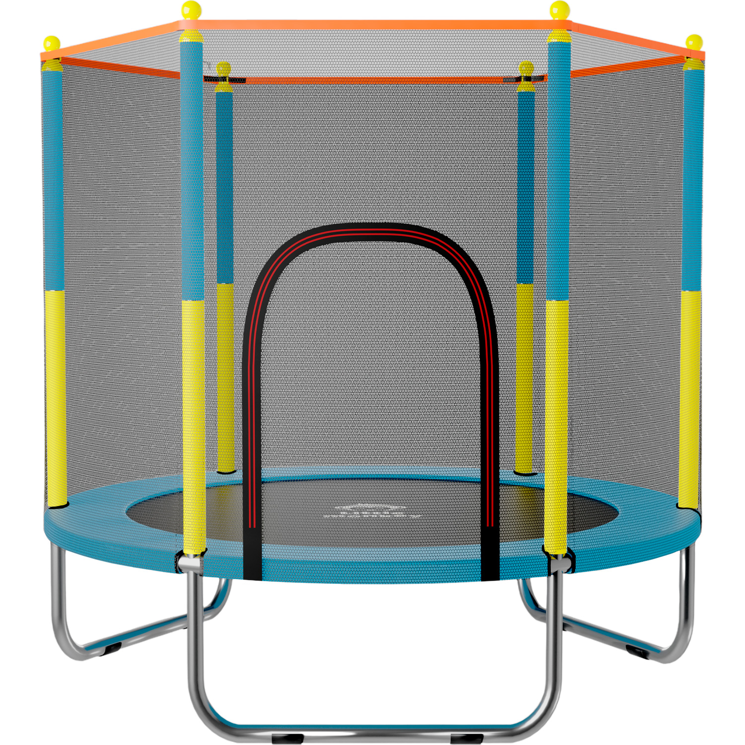 Trampolin Tumbling Niños Brincolin Infantil Red Seguridad Azul