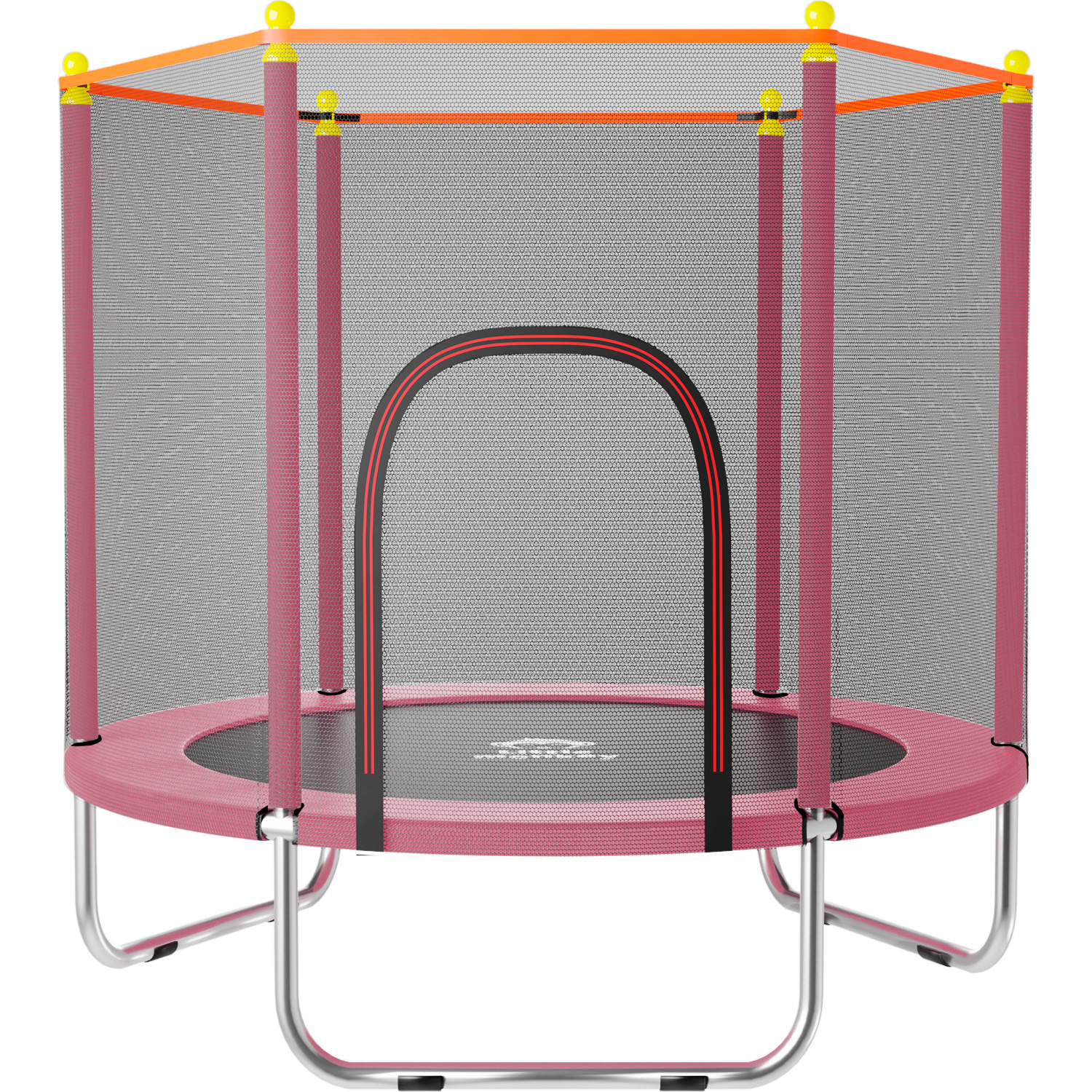 Trampolin Tumbling Niños Brincolin Infantil Red Seguridad Rosa