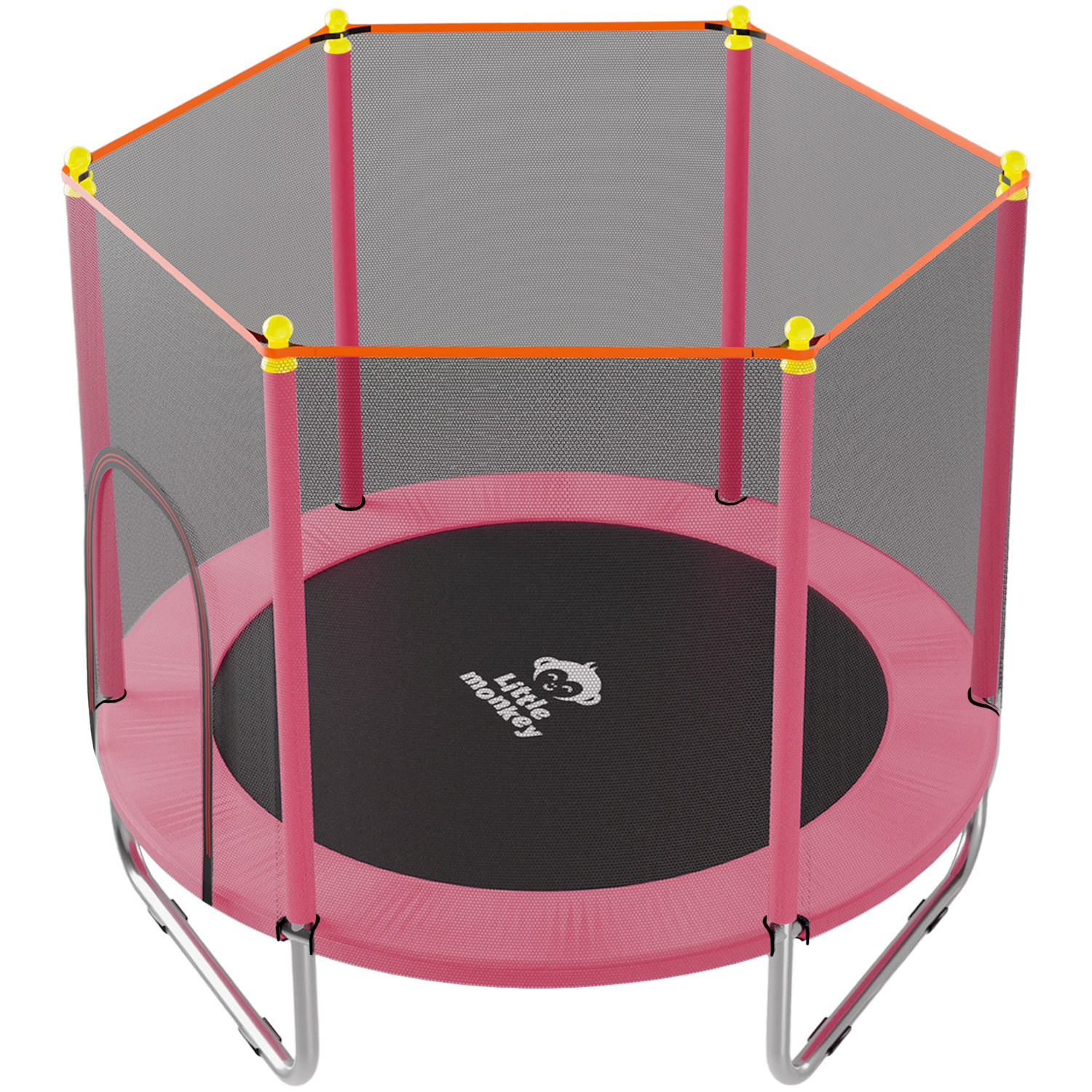 Trampolin Tumbling Niños Brincolin Infantil Red Seguridad Rosa