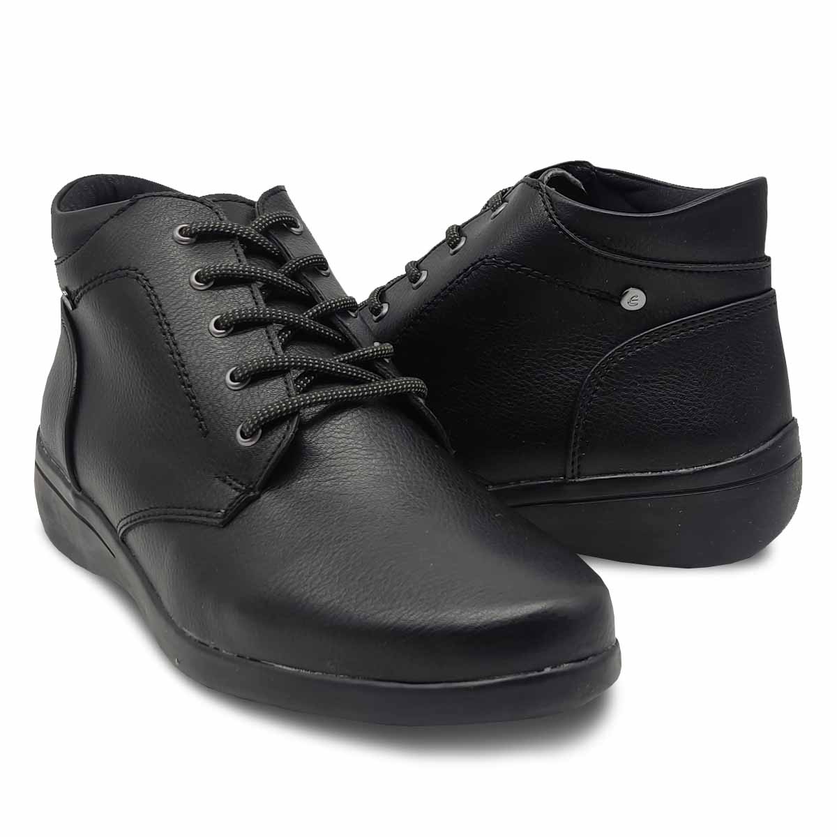 Zapato Botín 9433 Romeo Negro Mujer Casual Confort