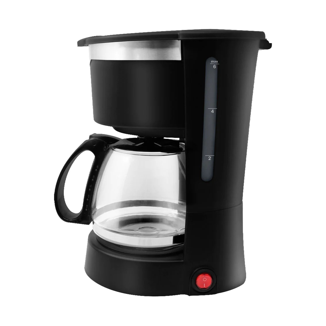 Cafetera Eléctrica RCA Goteo Jarra de Cristal RC-CAF1 Negra.