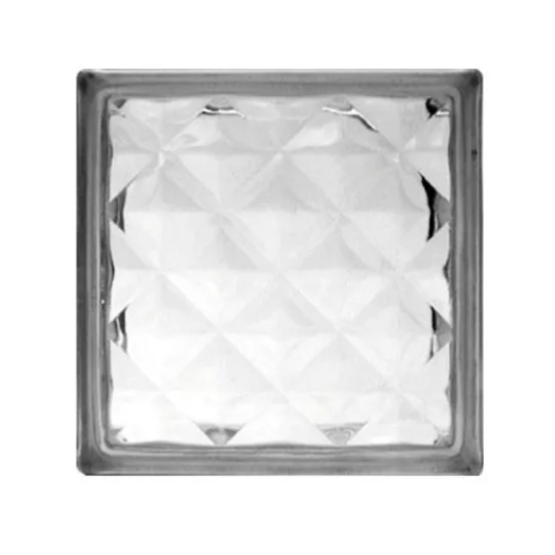 Vidrioblock Diamante Grande 12pzs 19x19x8