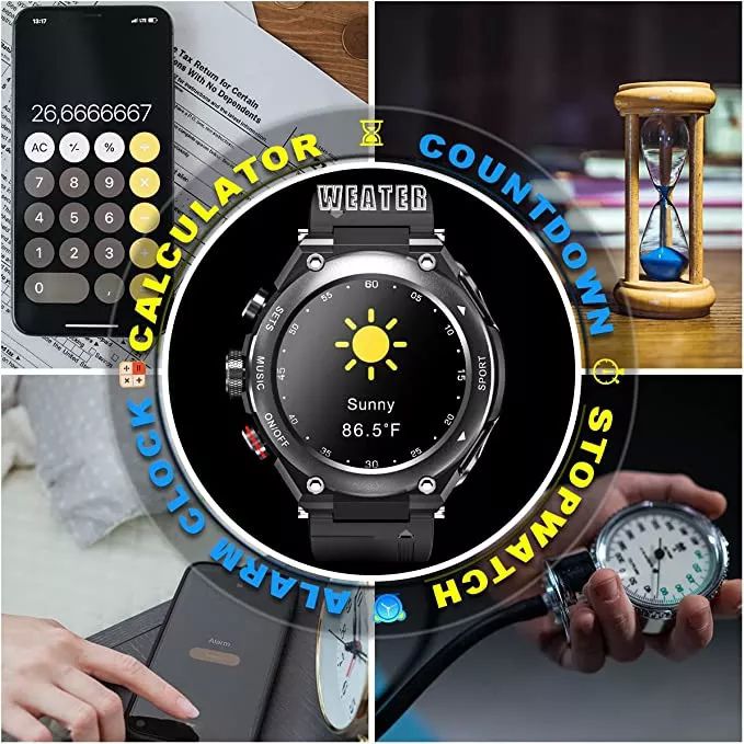 Reloj Inteligente Con Audifonos Bluetooth Rastreador Fitness