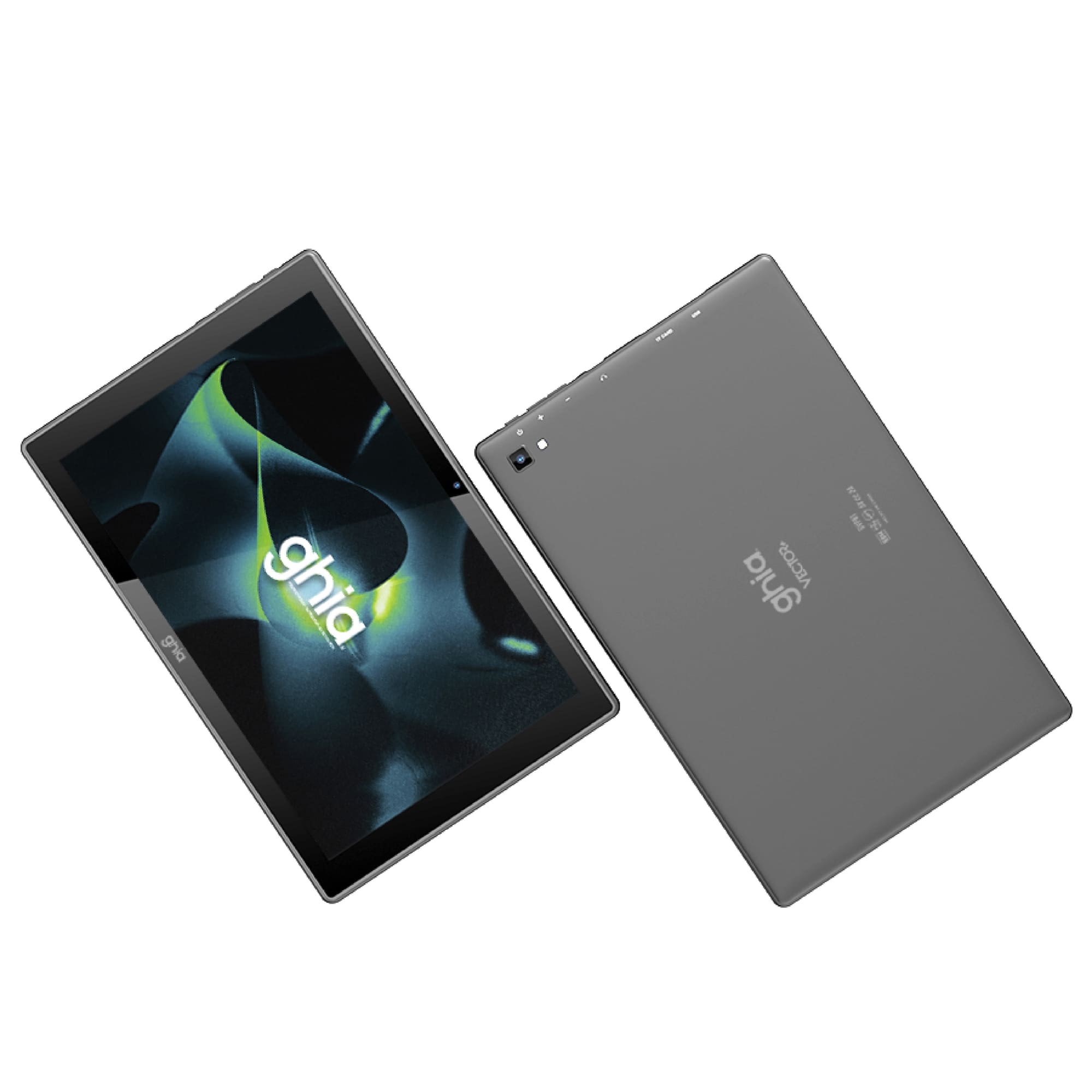 Ghia Vector+ de 10.1'', 4GB/64GB, Teclado Bluetooth, Android 13, Negro.