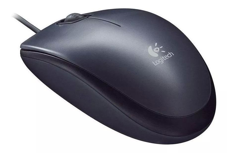 Mouse Logitech M100 negro.
