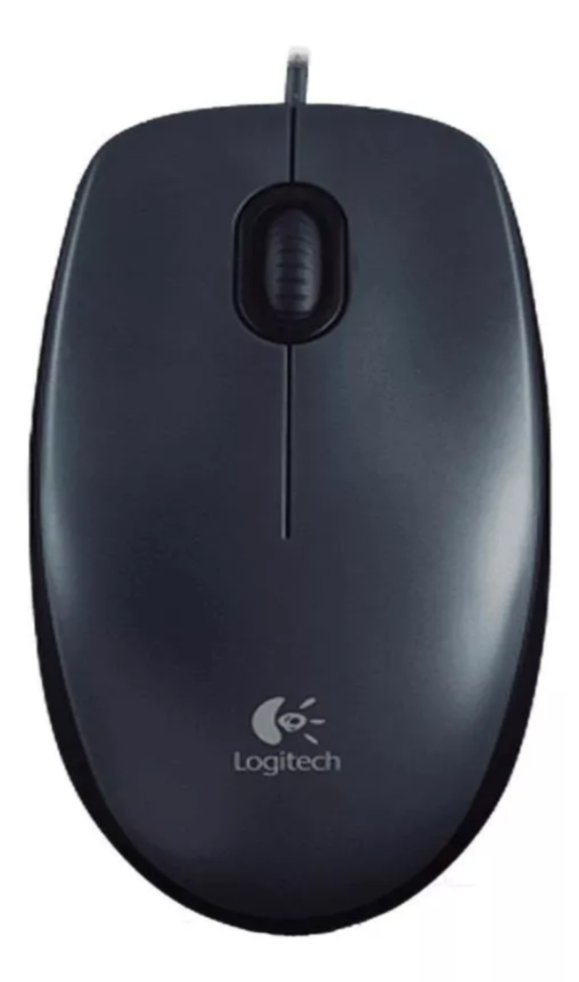 Mouse Logitech M100 negro.