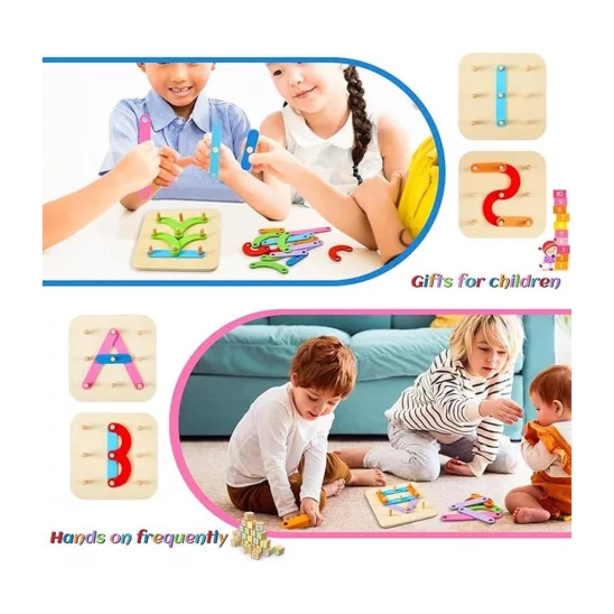 Juguete Educativo Almacen Didactico Di Para Bebé Marron Claro Colorido