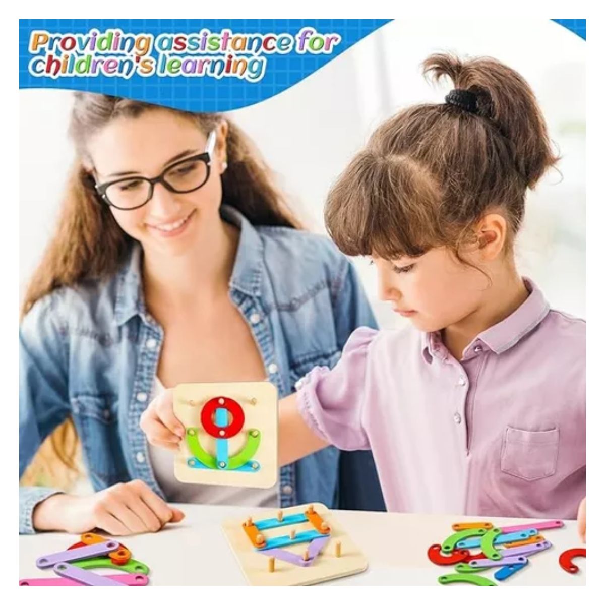 Juguete Educativo Almacen Didactico Di Para Bebé Marron Claro Colorido