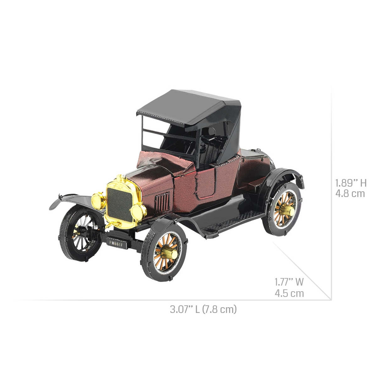 Rompecabezas Metálico 3d 1925 Ford modelo T Runabout