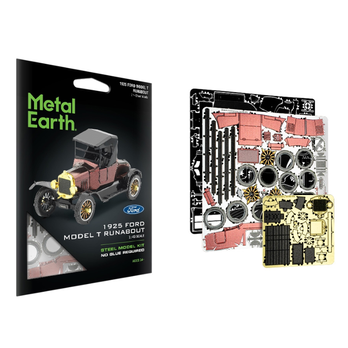 Rompecabezas Metálico 3d 1925 Ford modelo T Runabout