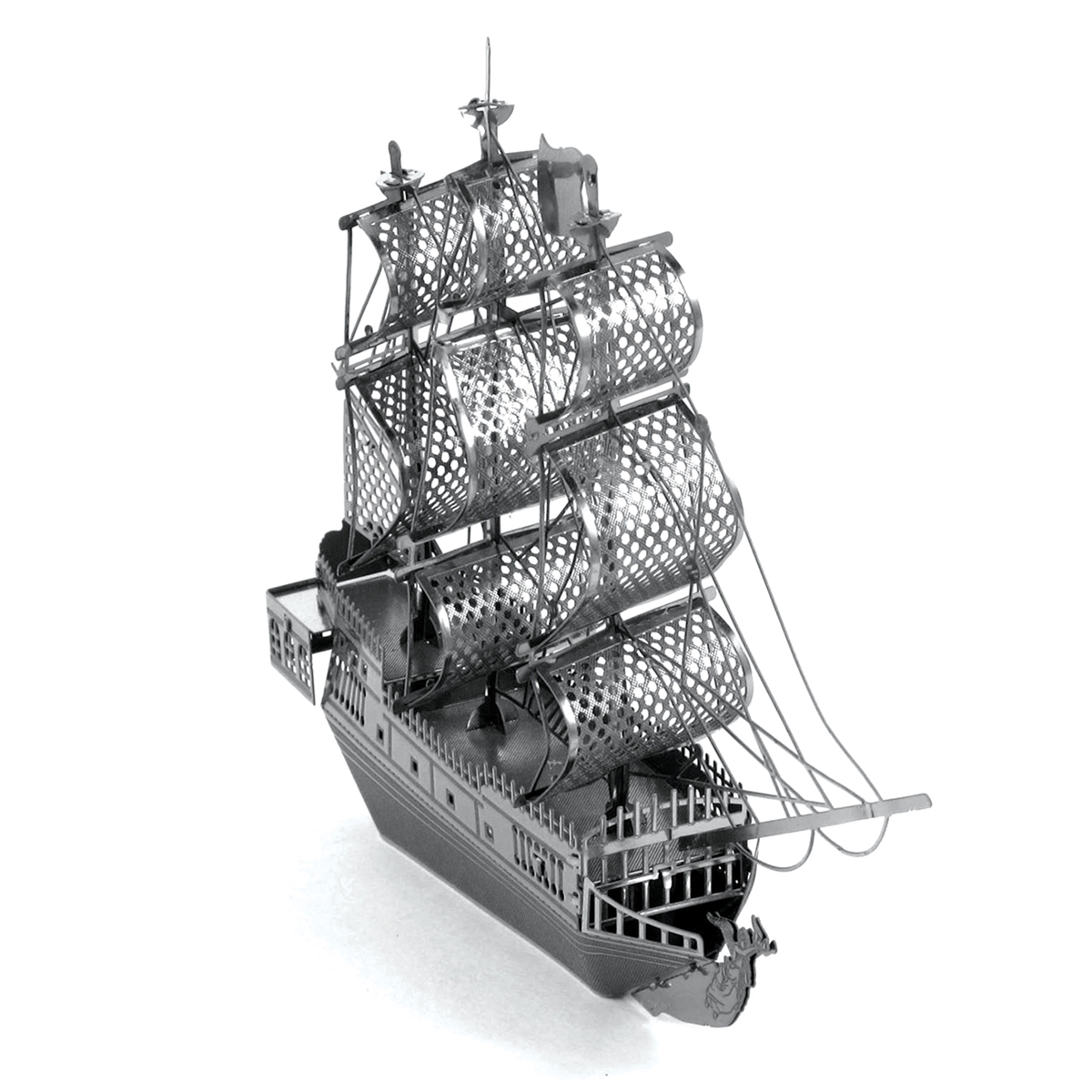 Rompecabezas Metálico 3d Barco Perla Negra