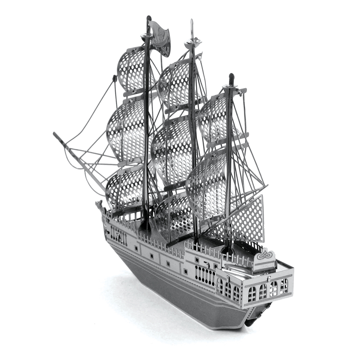 Rompecabezas Metálico 3d Barco Perla Negra