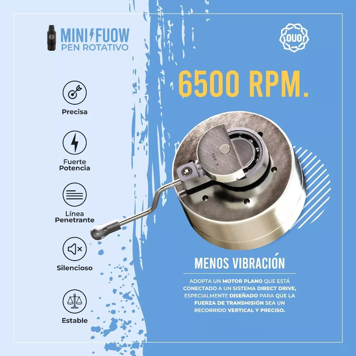 Kit Máquina Para Tatuar Profesional Con Batería Inalámbrica