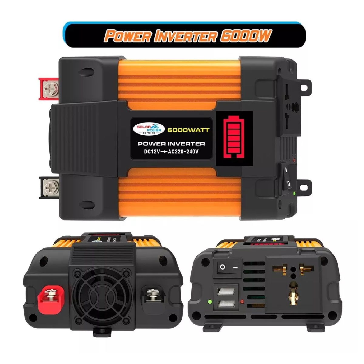 Inversor De Corriente 12v A 110v Con Encendedor Para Coche