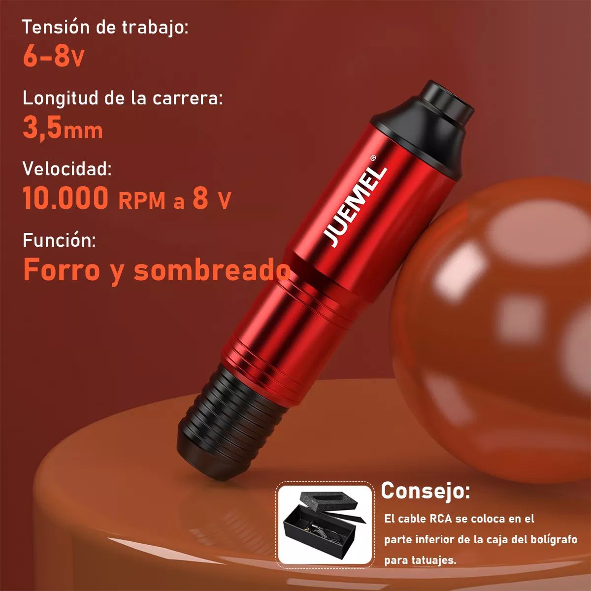 Kit De Tatuaje Profesional Con Maquina Para Tatuar Juemel