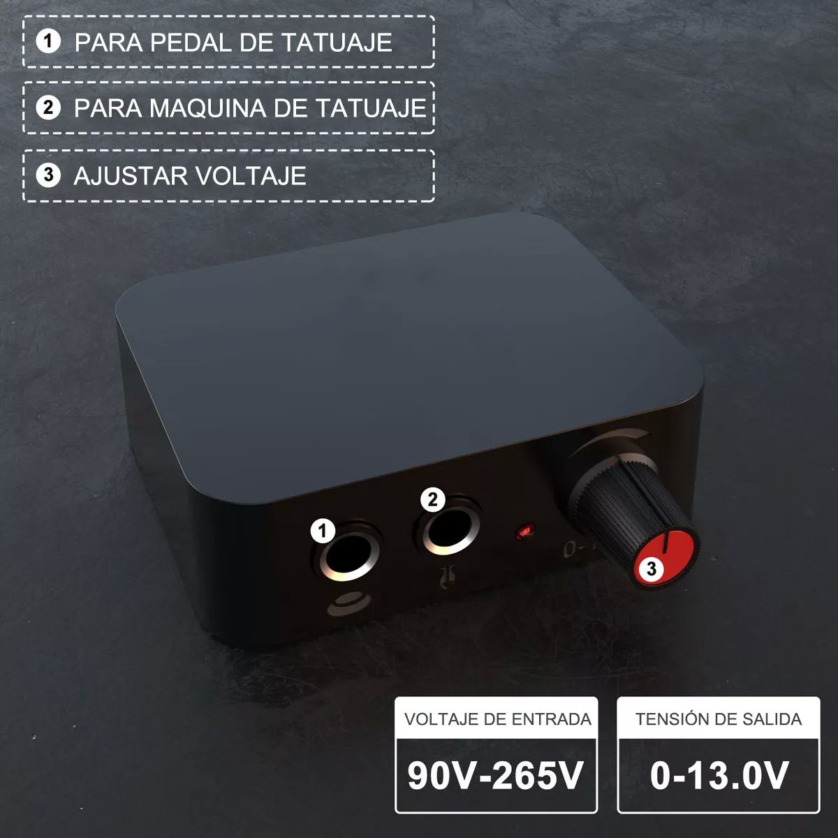 Kit De Tatuaje Profesional Con Maquina Para Tatuar Juemel