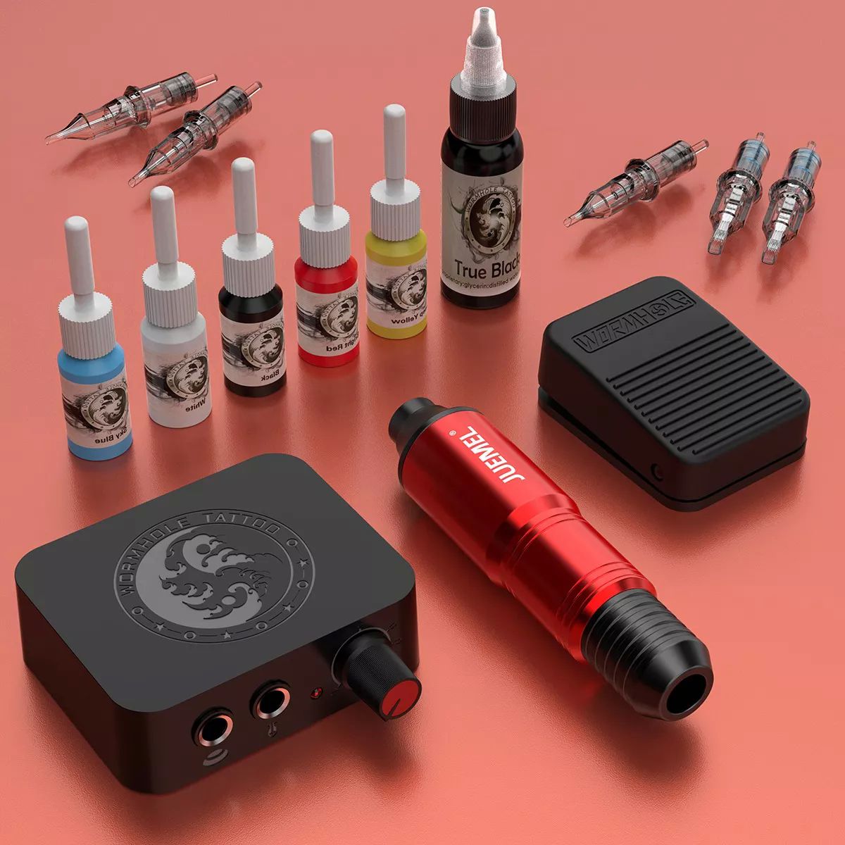 Kit De Tatuaje Profesional Con Maquina Para Tatuar Juemel