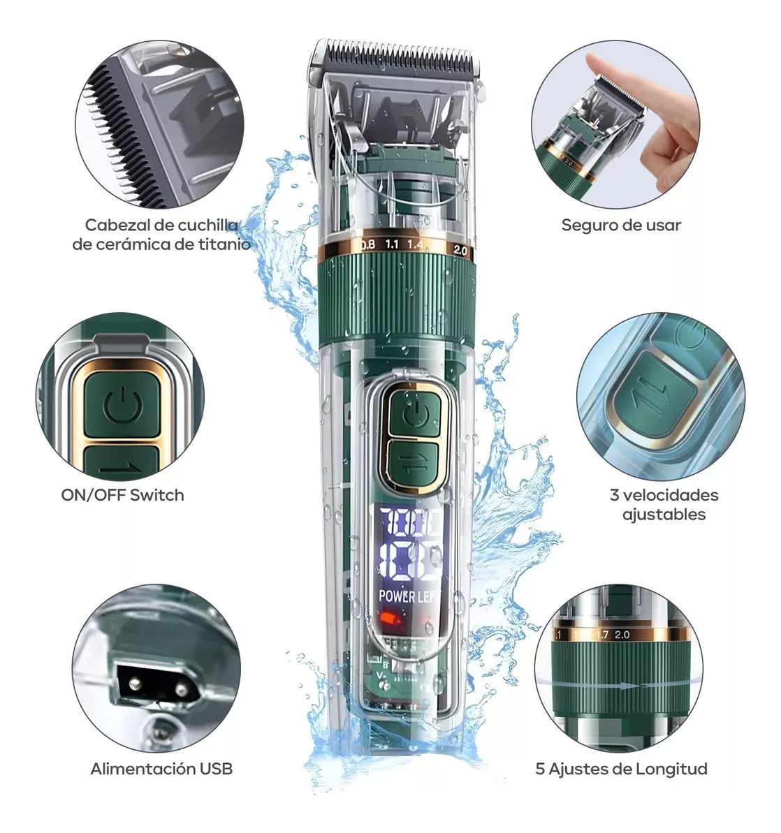 Maquina Para Cortar Pelo Rasuradoras Para Mascotas Y Perros