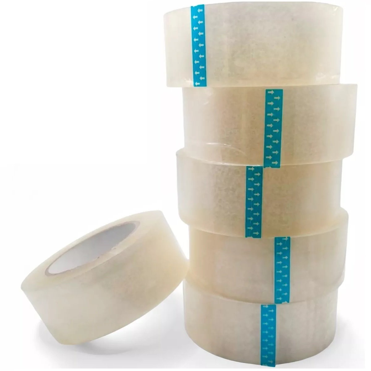 Juego Cinta Empaque 150metros X 48 Mm Transparente(6 Piezas)