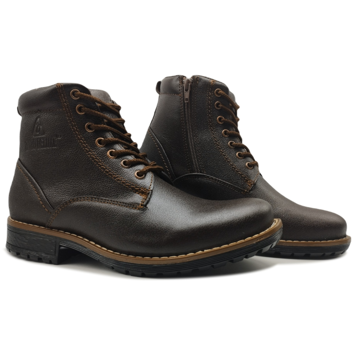 Botas Piel Hombre Casual Urbano Comoda Ligera Trabajo 5013