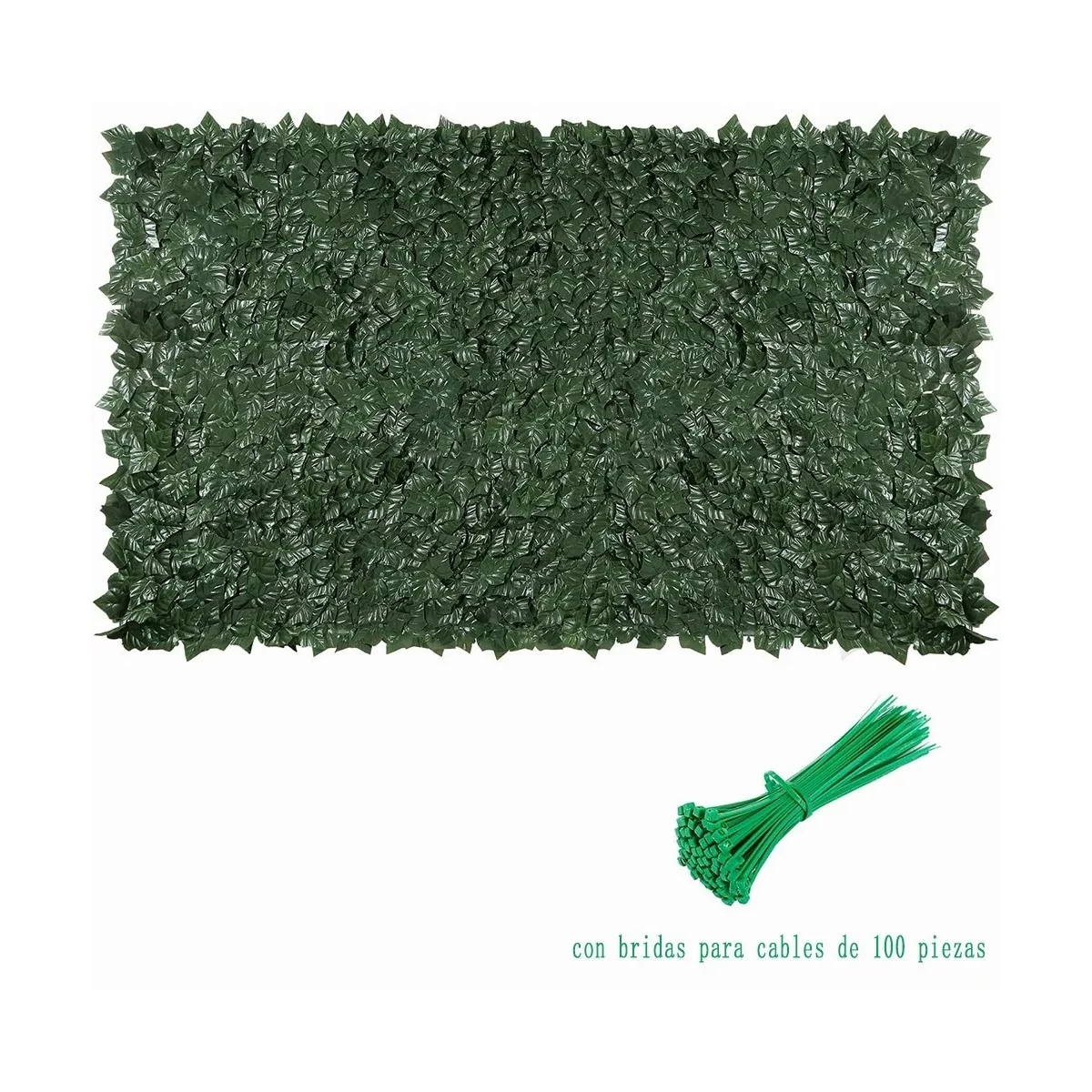 Follaje Rollo Cerca Planta Artificial Jardín Vertical 1m*4m Hojas Perennes