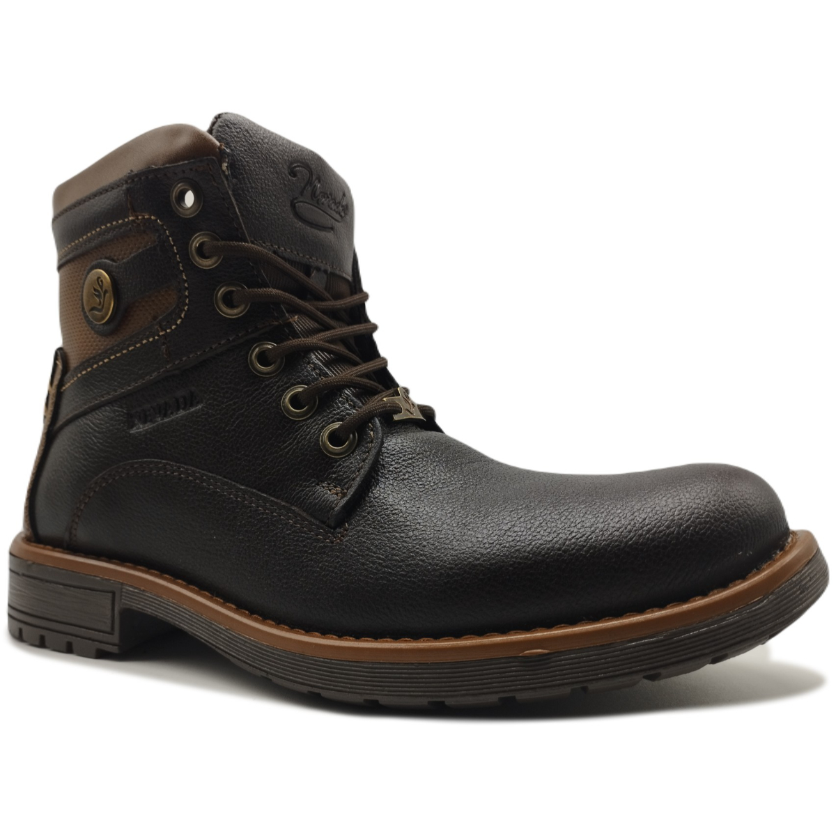 Botas Piel Hombre Casual Urbano Comoda Ligera Trabajo 892