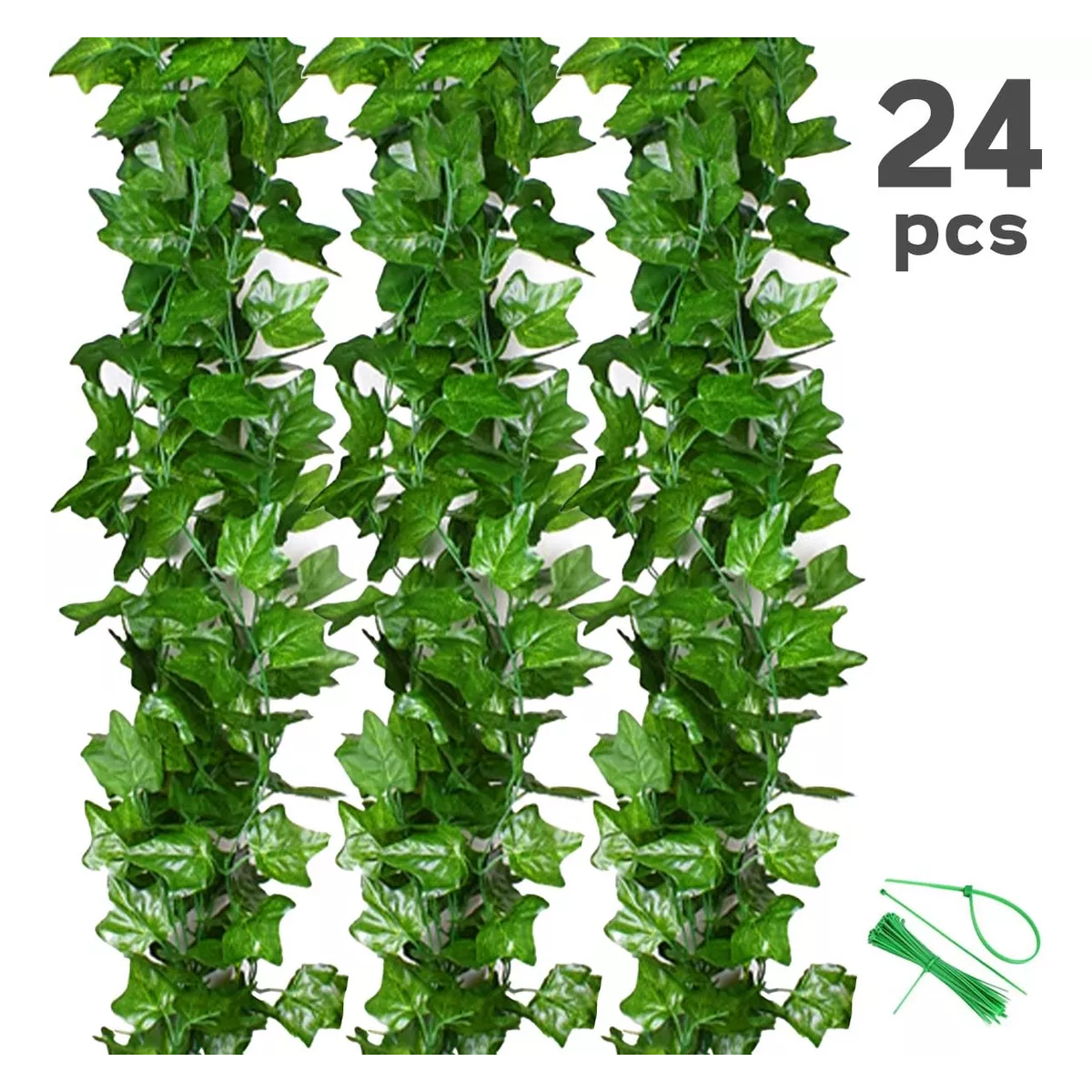 Paquete 24 Enredaderas Artificiales Plantas Colgantes Decorativas