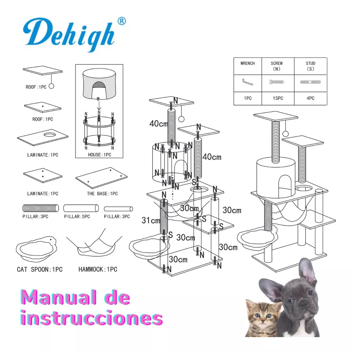 Rascadores Arbol Casas Para Gatos Juguetes De Gatos