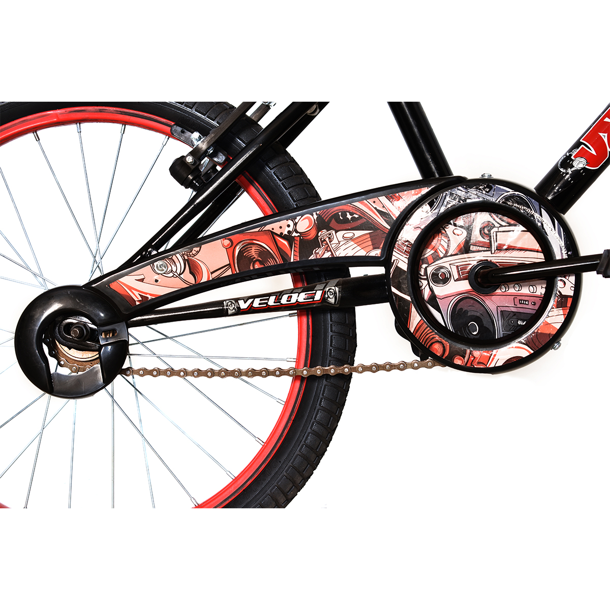 Bicicleta Veloci Morfeus Spider R20 Negro BMX