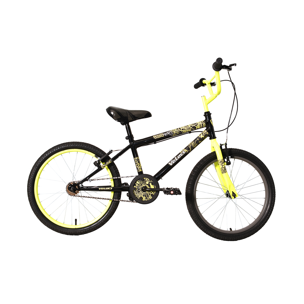 Bicicleta Veloci Street Heart R20 Negro BMX