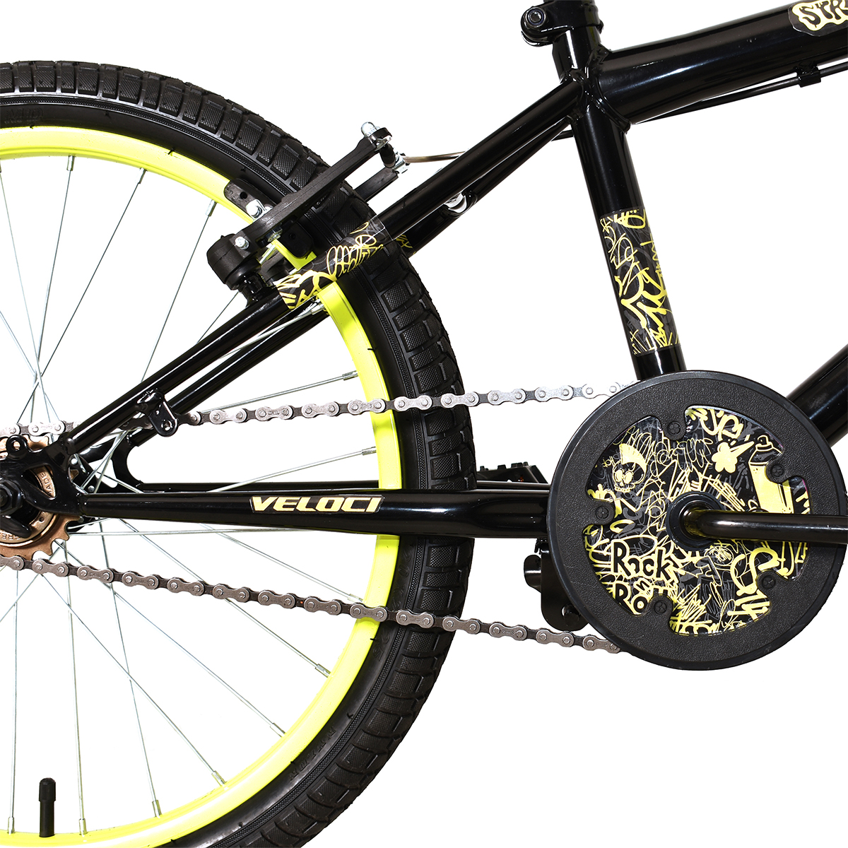 Bicicleta Veloci Street Heart R20 Negro BMX