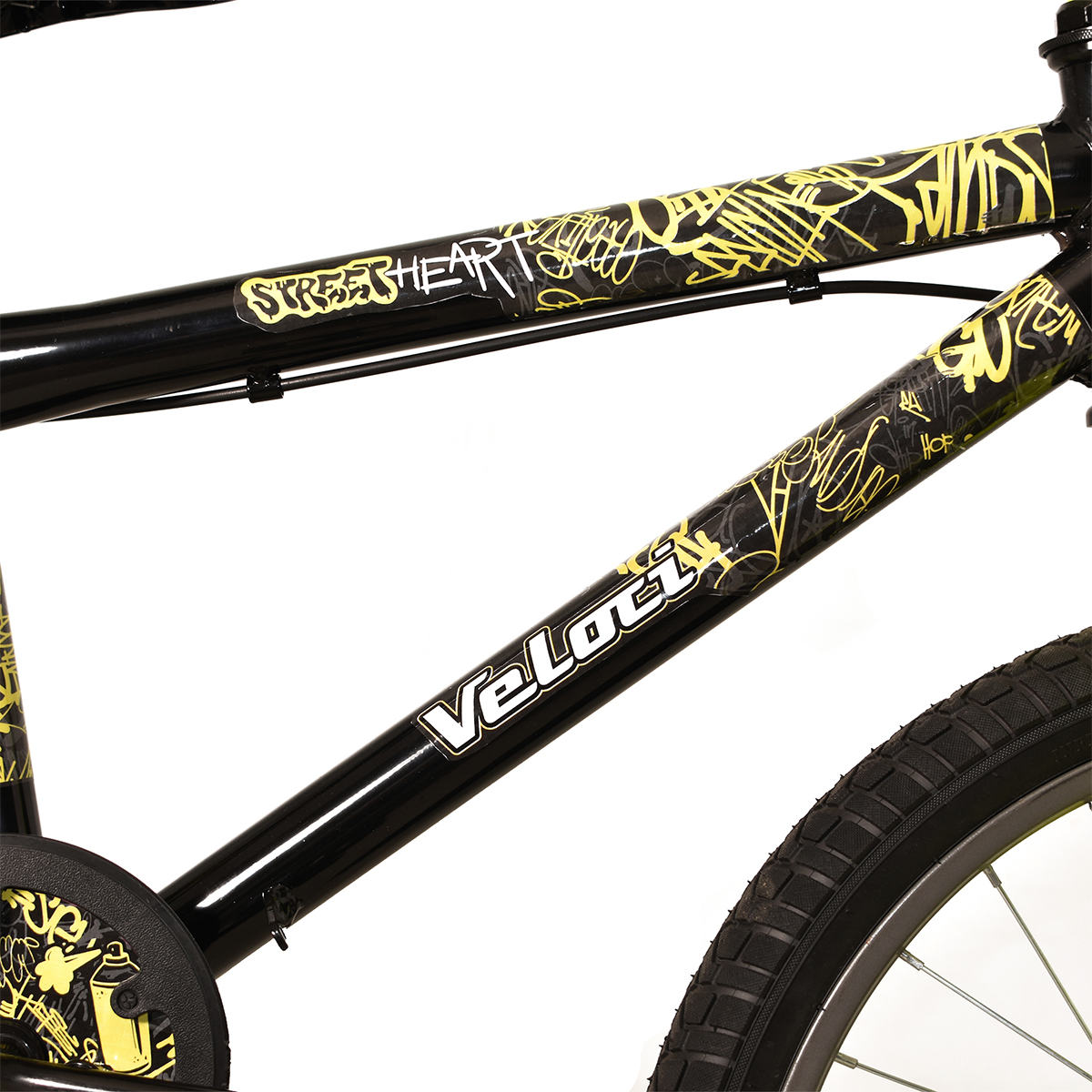 Bicicleta Veloci Street Heart R20 Negro BMX