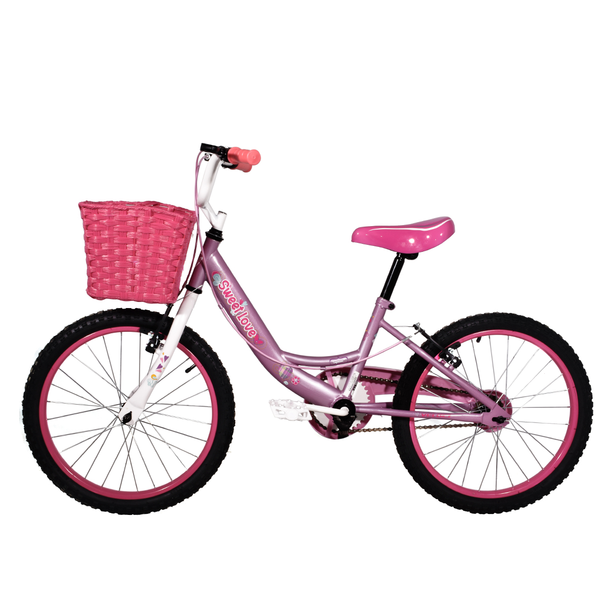 Bicicleta Veloci Sweet Love R20 Rosa BMX