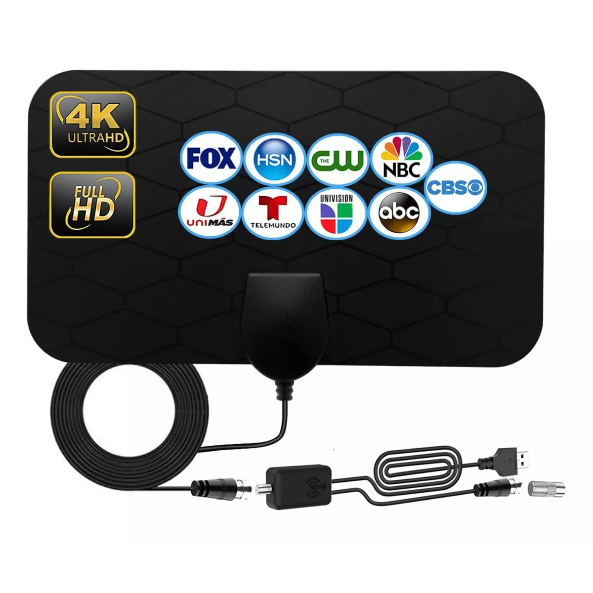 Antena De Tv Digital Para Interiores Antena Hdtv 4k 1080p