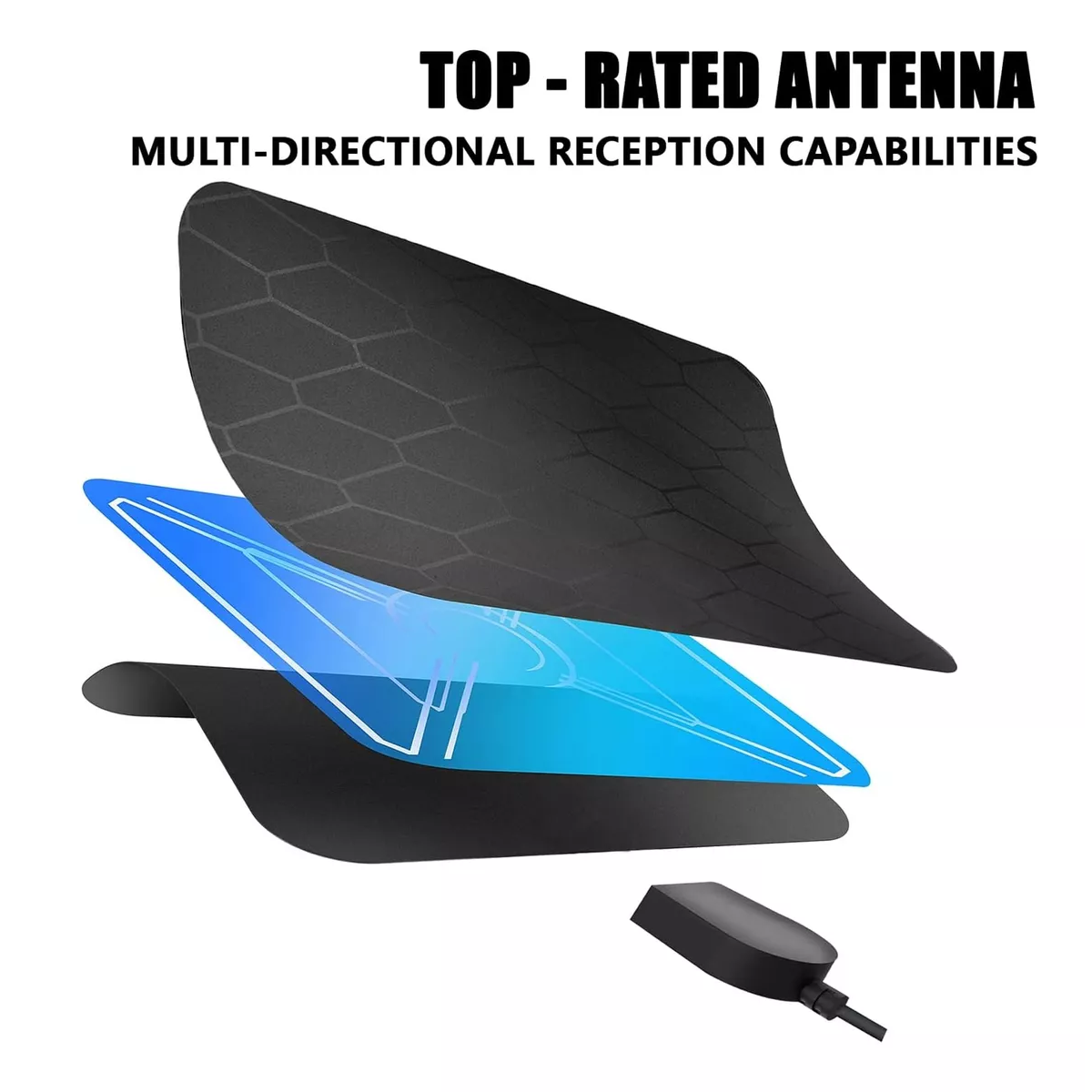 Antena De Tv Digital Para Interiores Antena Hdtv 4k 1080p