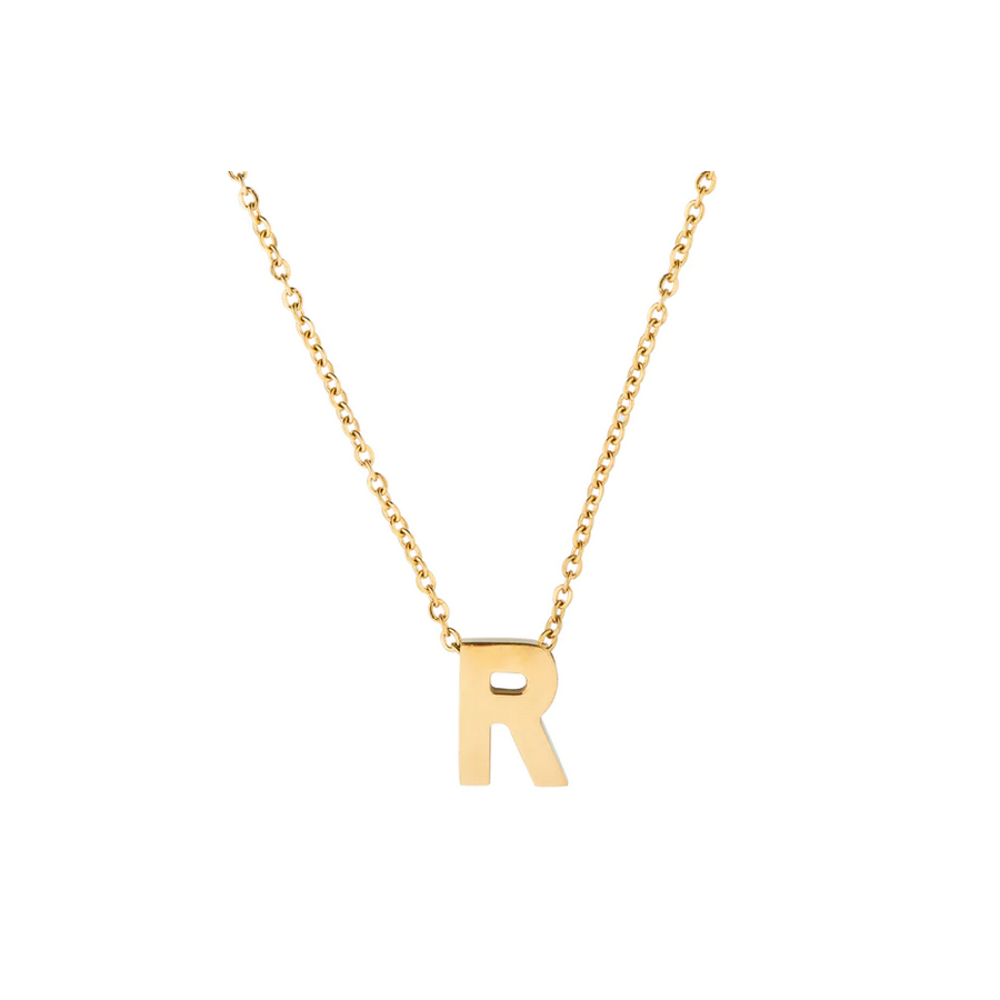 Collar Dije Iniciales Letra R