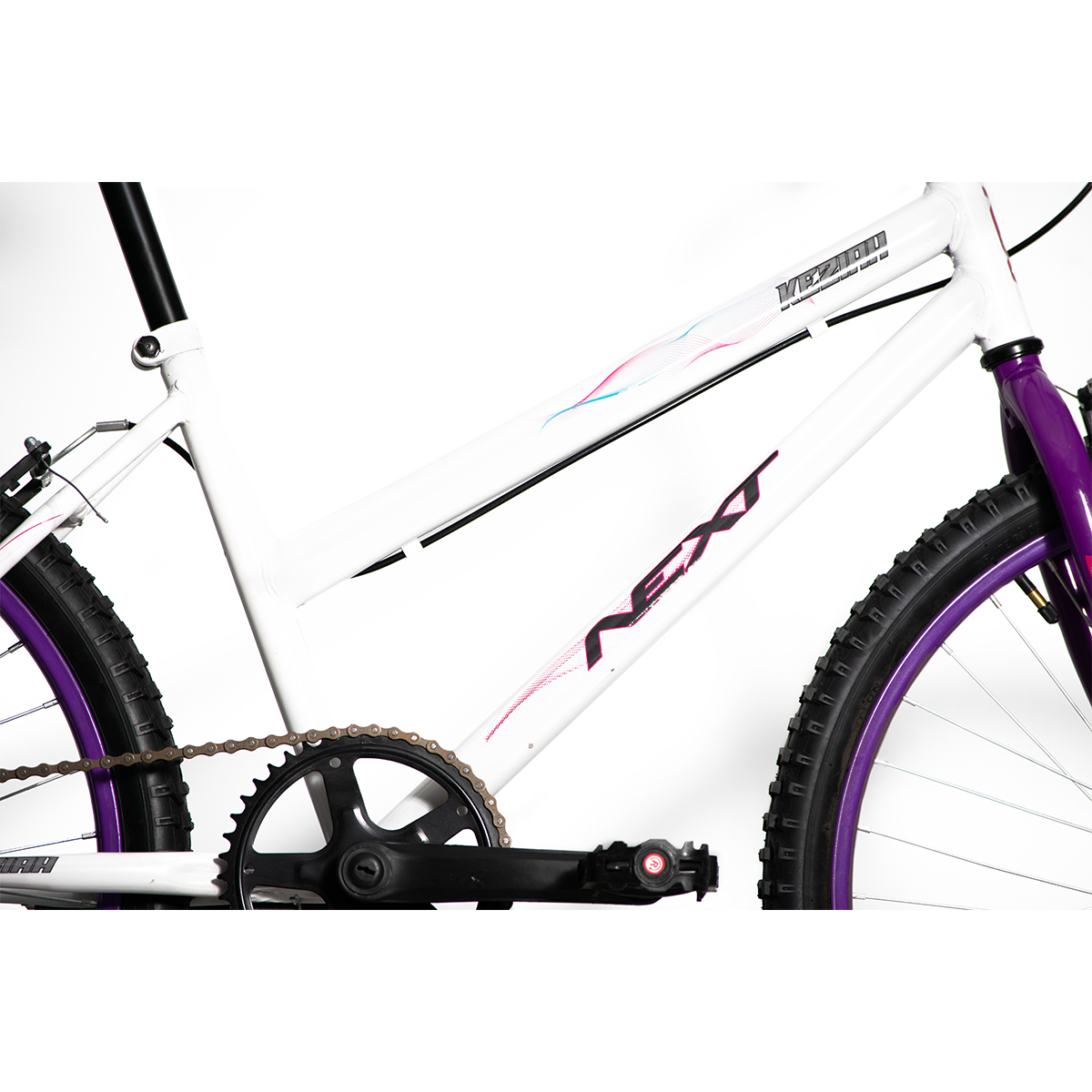 Bicicleta Veloci Next Keziah M/Ring R24 Blanco BMX.