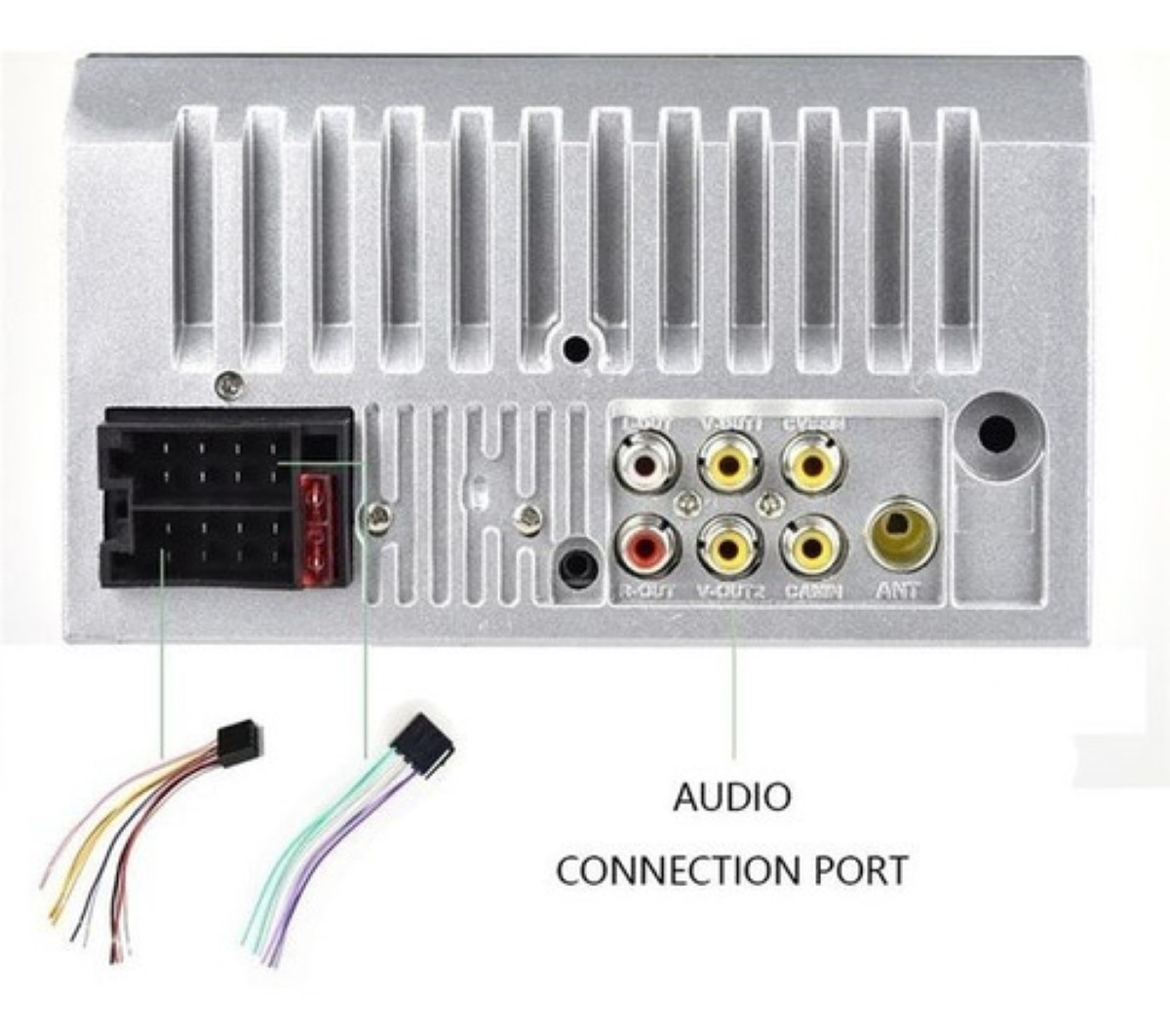 Estéreo Para Auto Fnbrli Mirror Link 7 7010b Con Cámara Negro