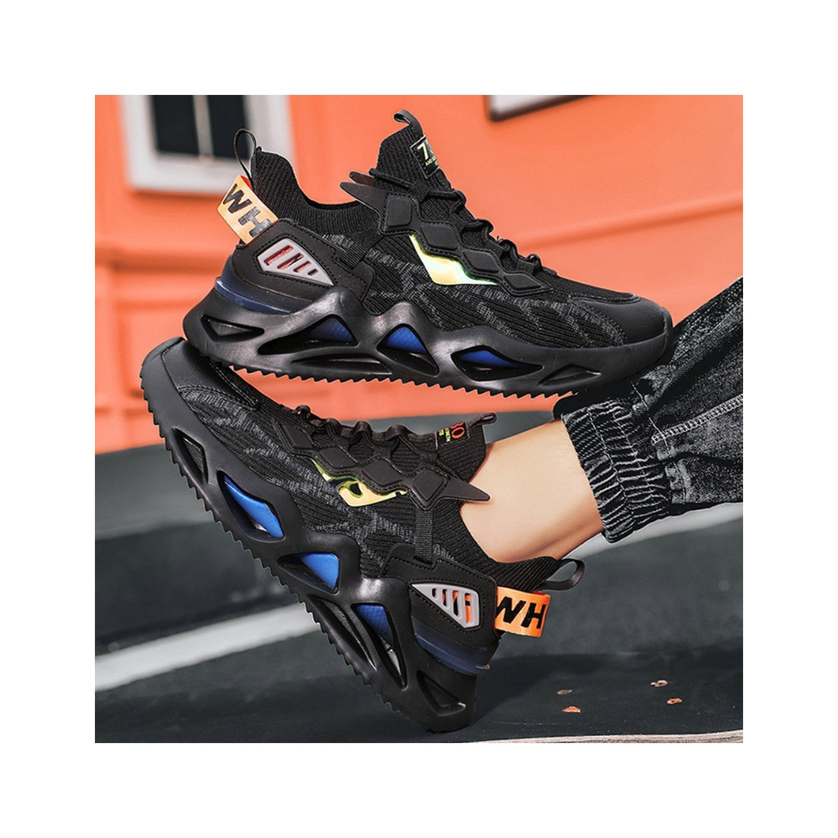 Tenis Ligeros Con Plataforma Para Correr Para Hombre 40141